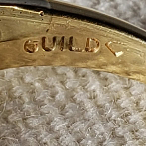 14kt tension set solitaire diamond ring. - Picture 4 of 7